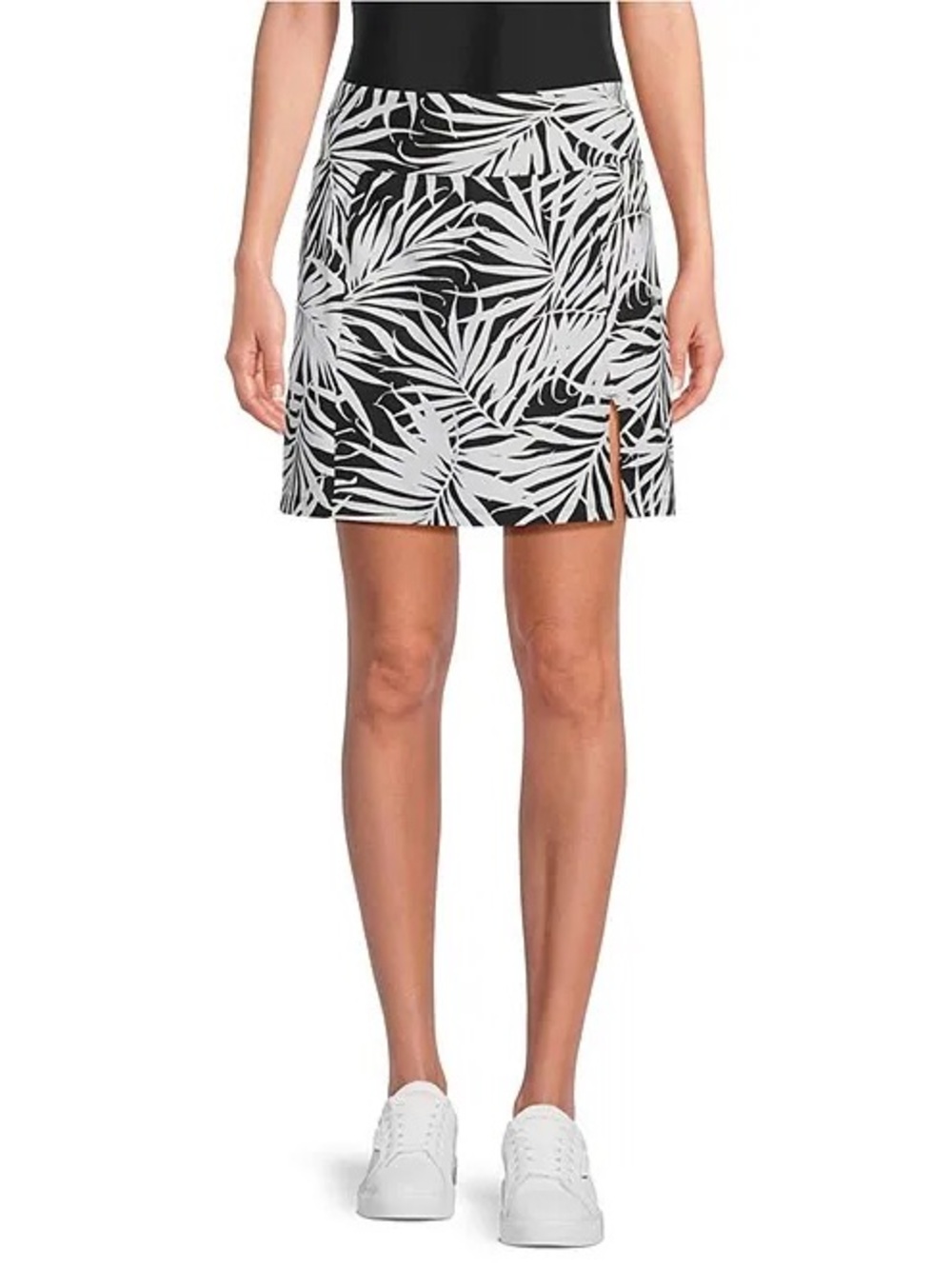 Tommy Bahama Aubrey Lorenzo IslandZone Leaf Print Skort Medium